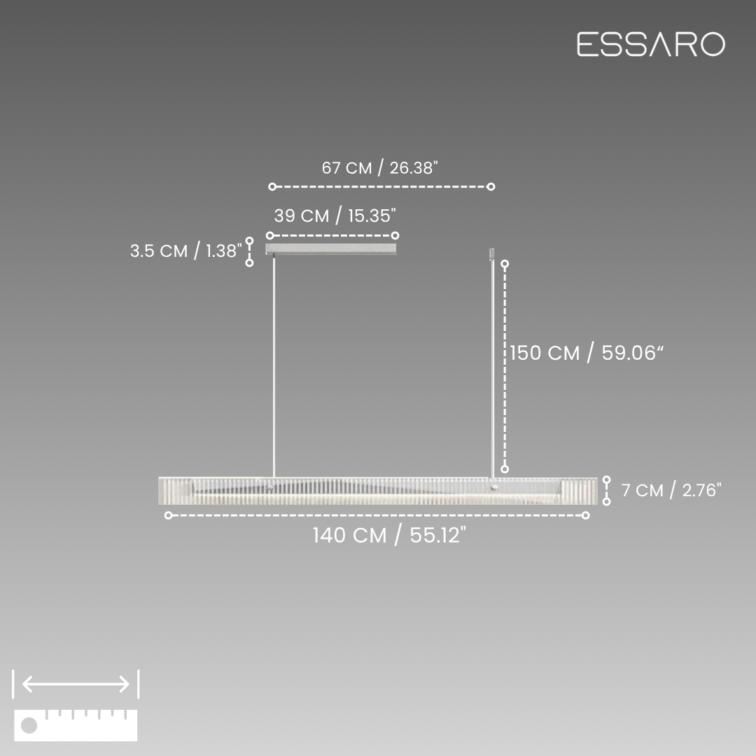Sofia | Linear Pendant Light
