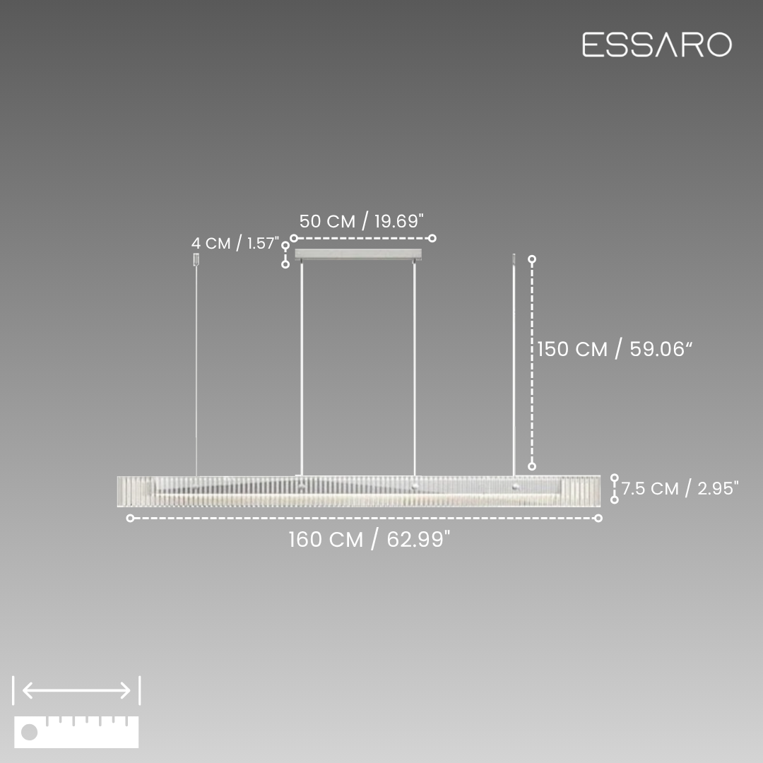 Sofia | Linear Pendant Light