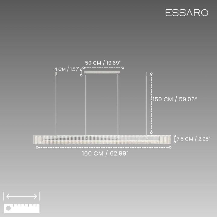 Sofia | Linear Pendant Light
