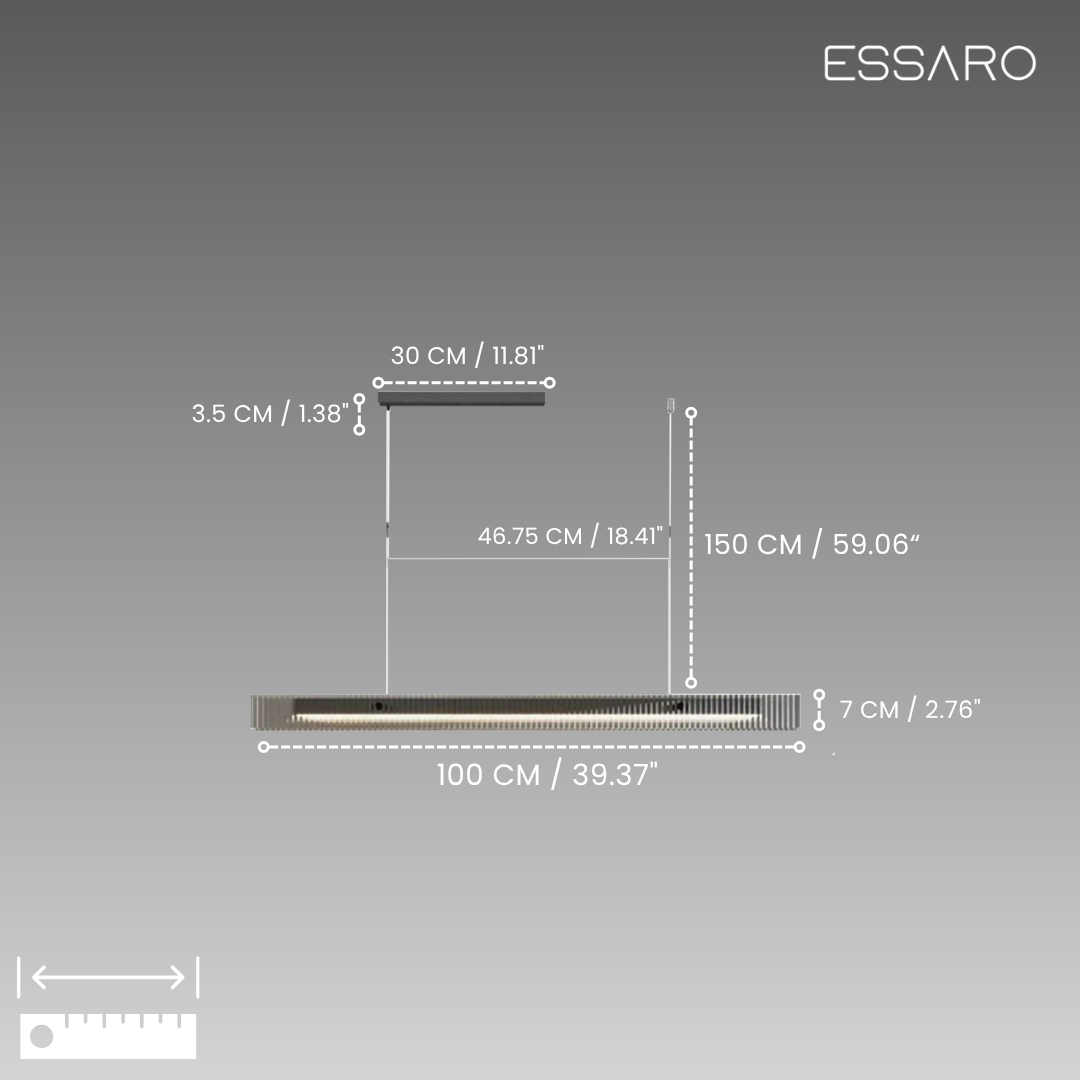 Sofia | Linear Pendant Light