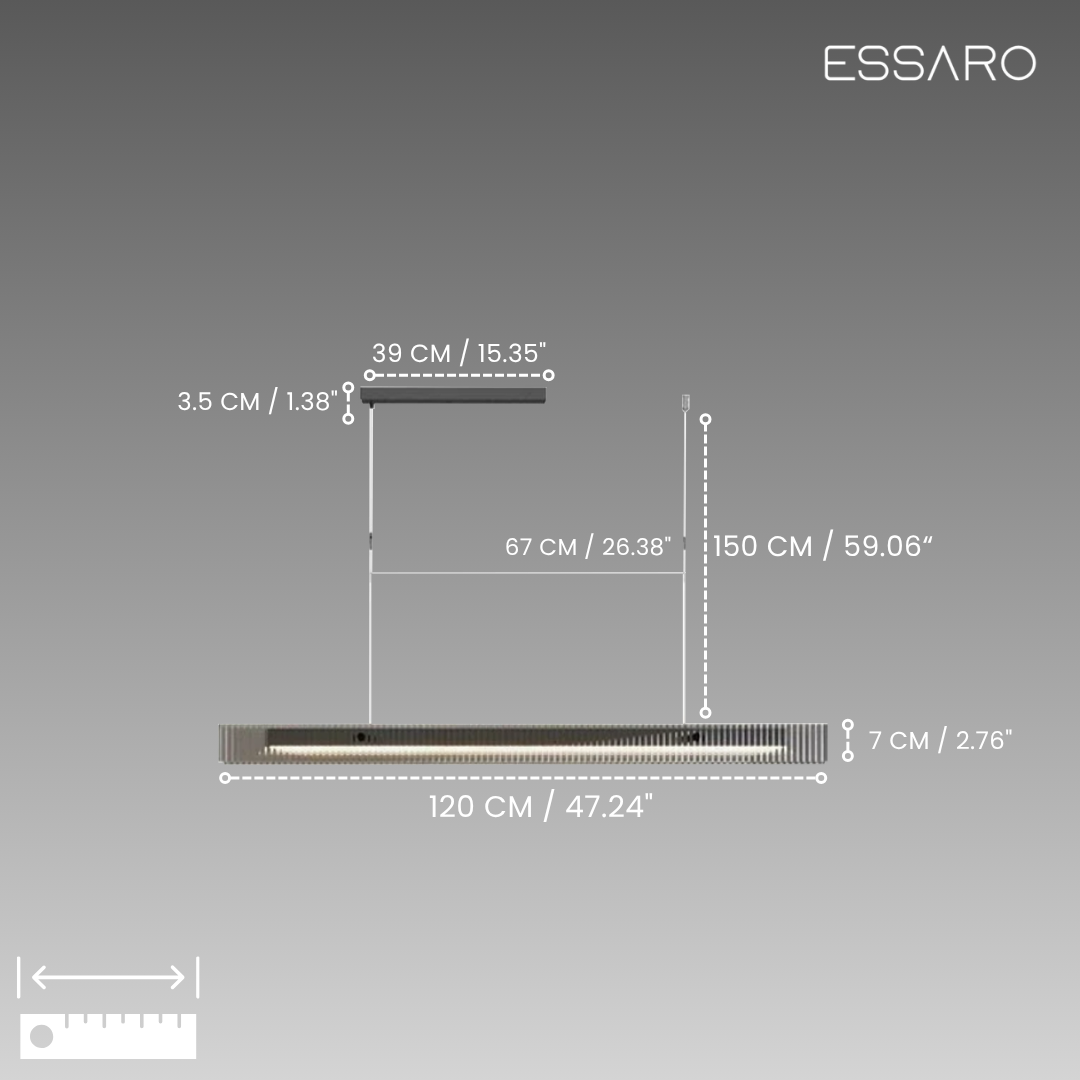 Sofia | Linear Pendant Light