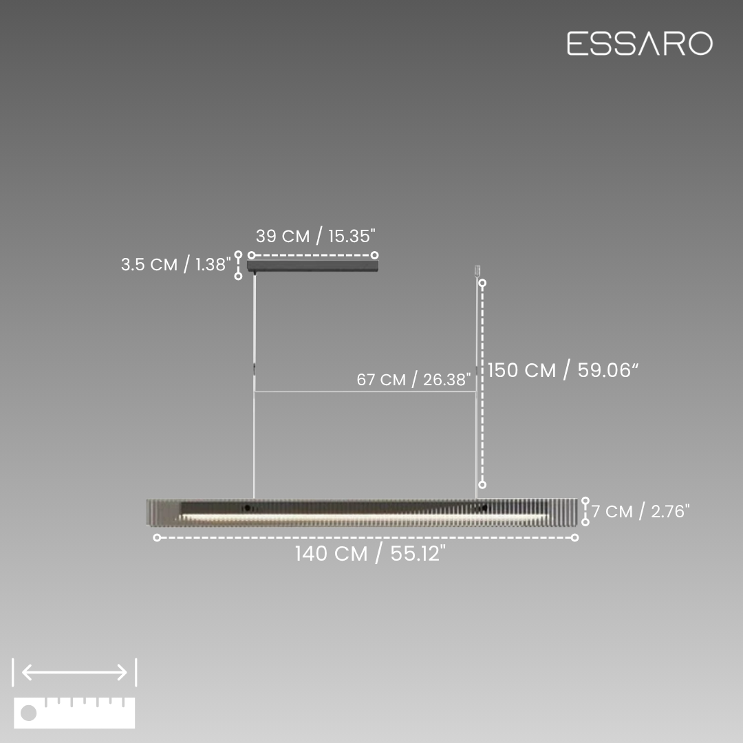 Sofia | Linear Pendant Light