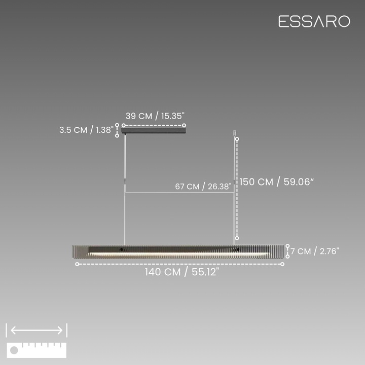 Sofia | Linear Pendant Light