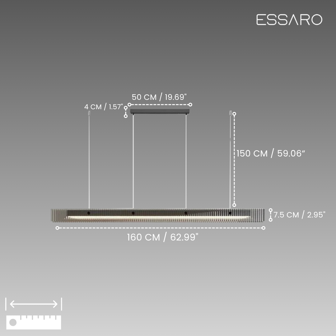 Sofia | Linear Pendant Light