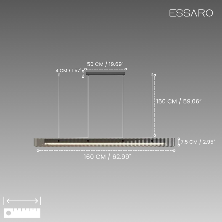 Sofia | Linear Pendant Light