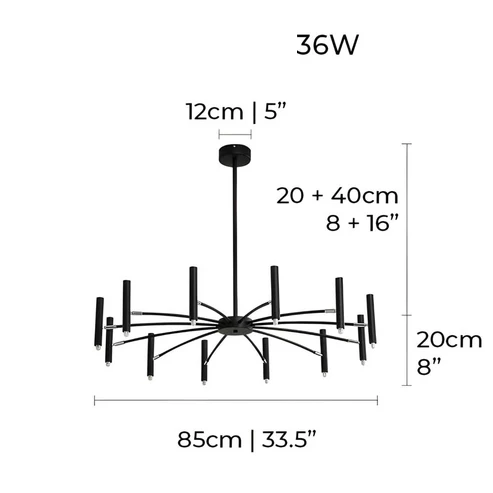 Shila™ | Modern Spider Ceiling Light