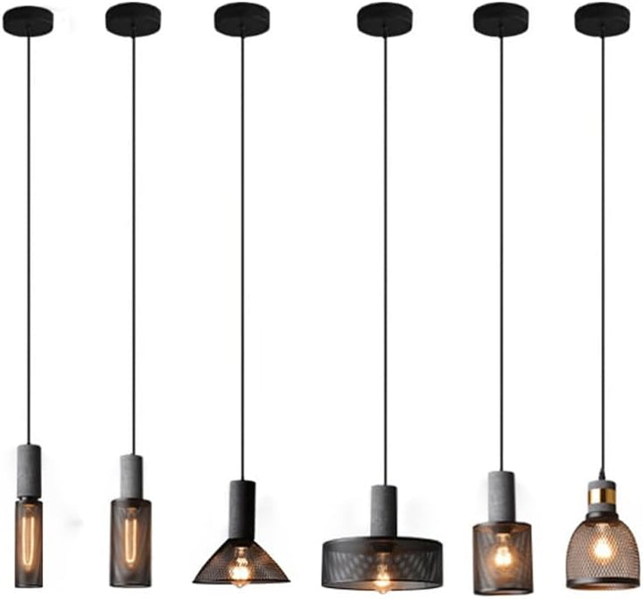 Soluvia™ | Industrial Cement Pendant Light Set