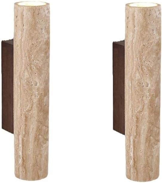 Isla™ | Modern LED wall light made of stone