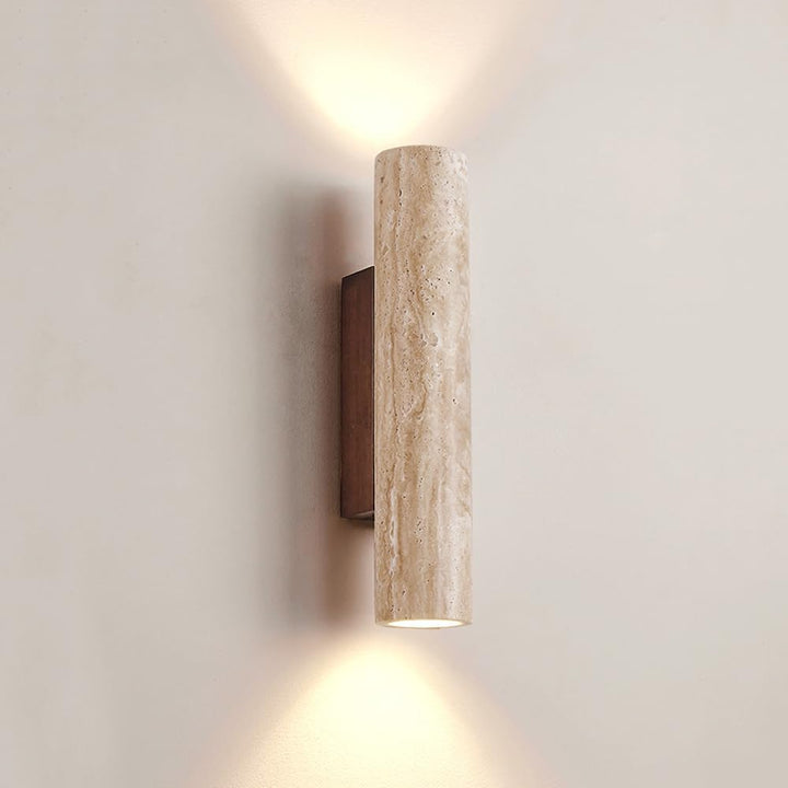 Isla™ | Modern LED wall light made of stone