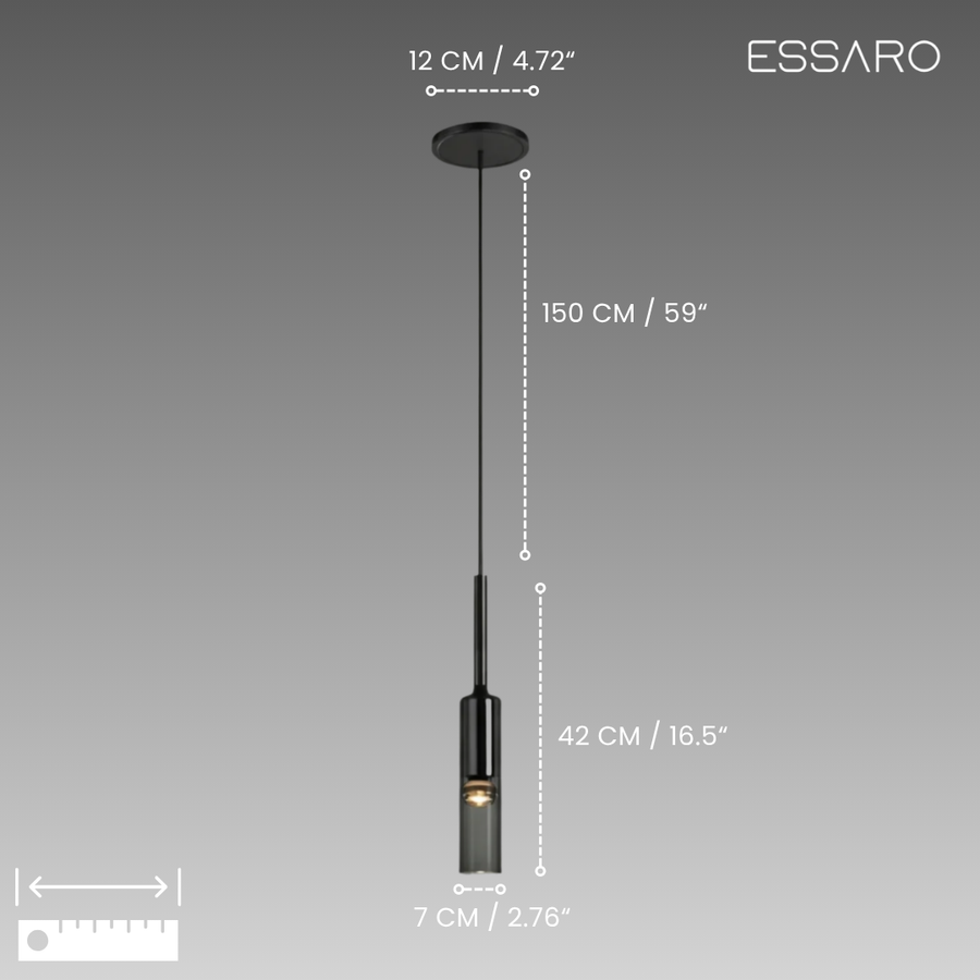 Corvina | Glass Pendant Light