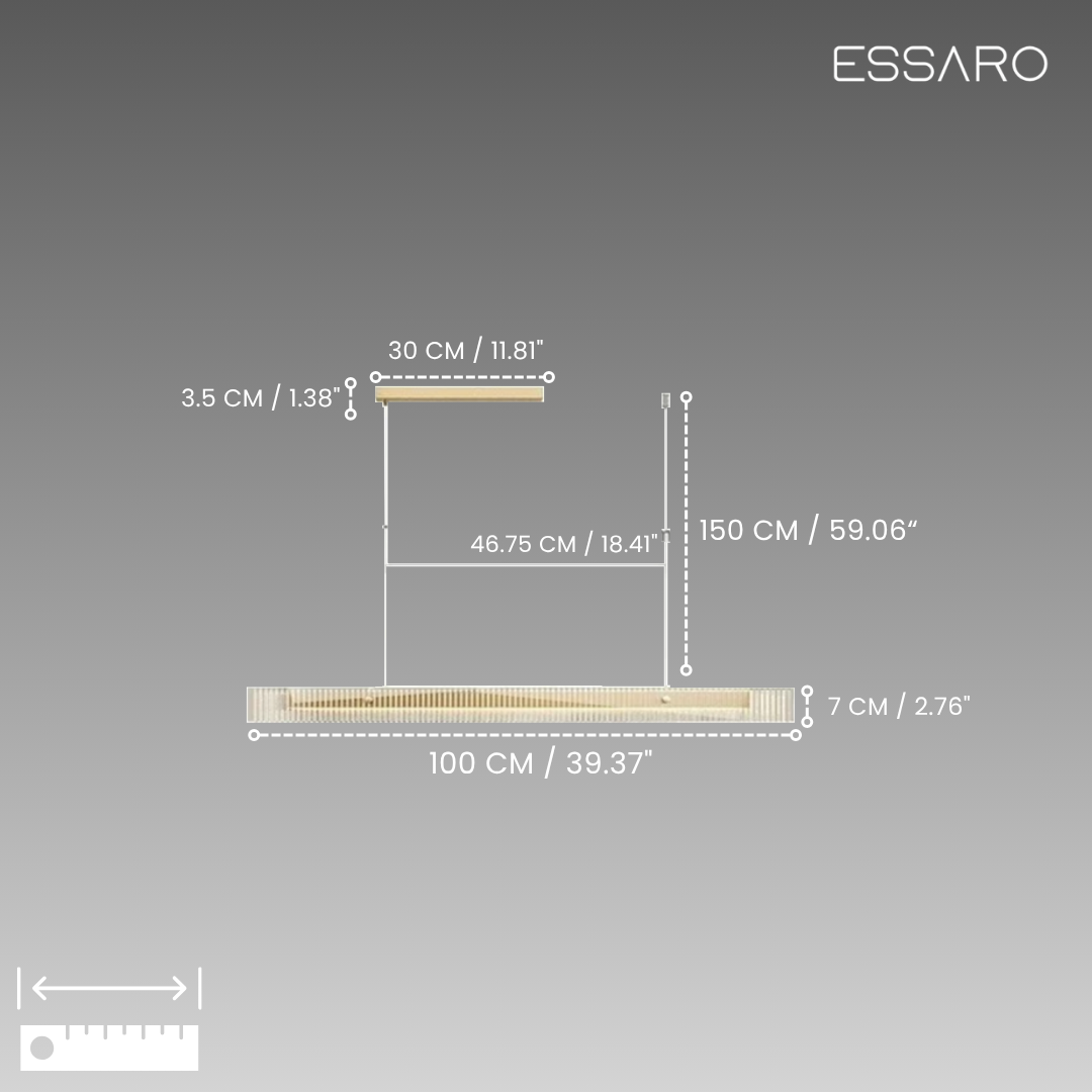 Sofia | Linear Pendant Light