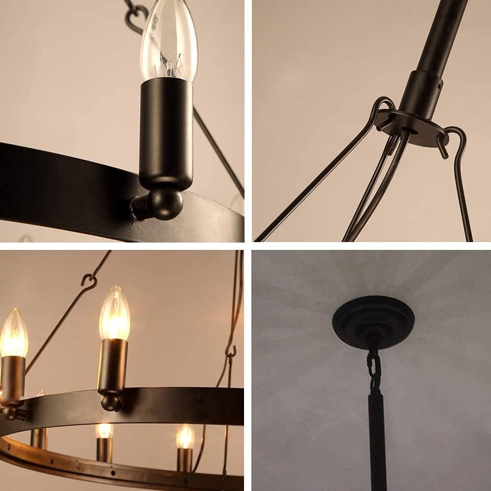 Gari™ | Vintage Round Filament Chandelier