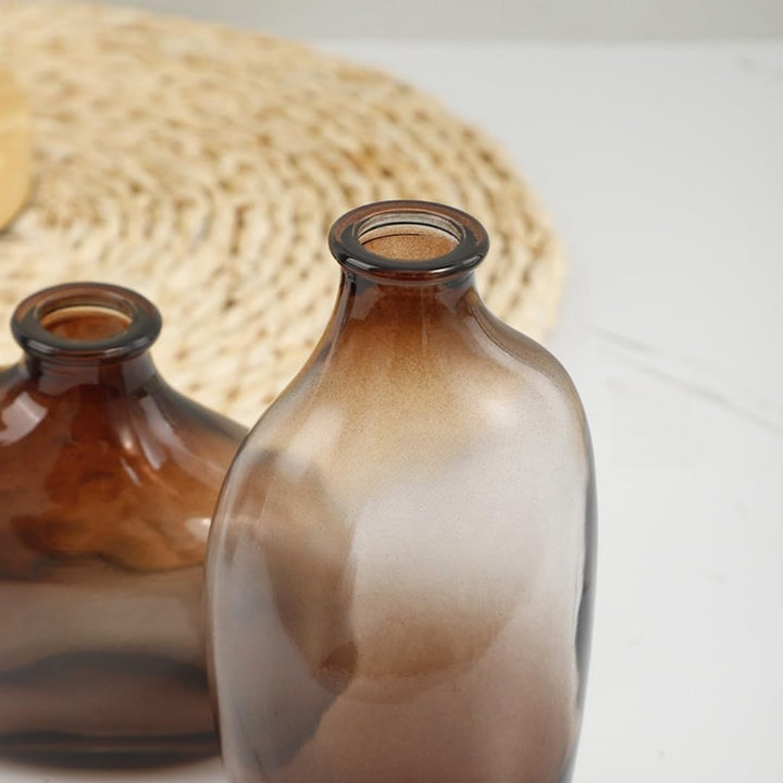 Homedeco 35™ | Elegant brown glass vase