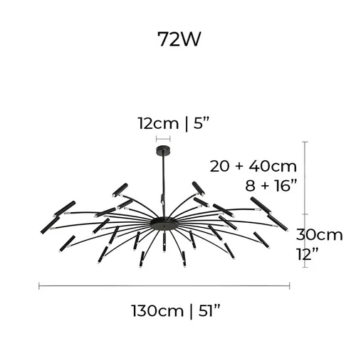 Shila™ | Modern Spider Ceiling Light