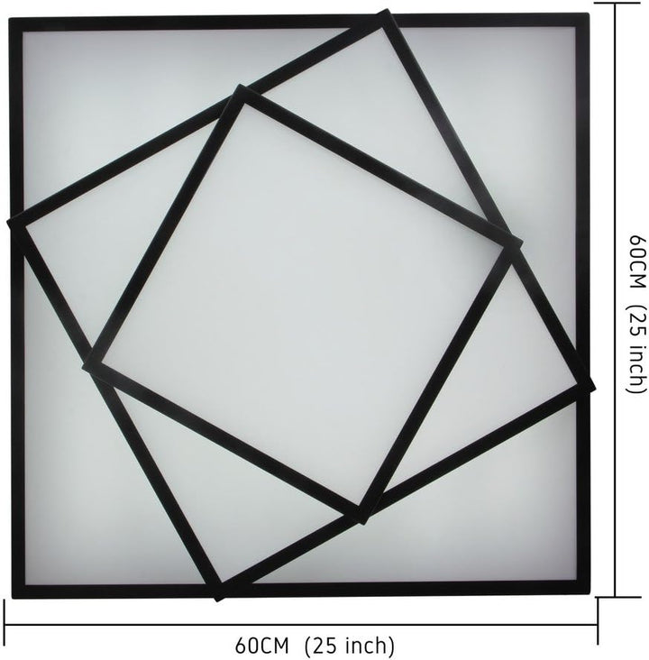 Isolde™ | Creative square wooden ceiling light