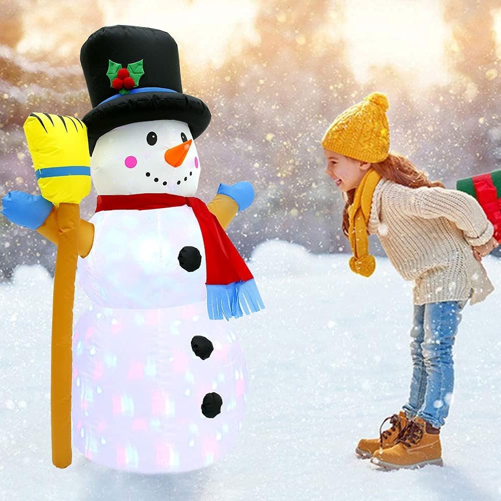 Christmas 8™ | Light-up Inflatable Snowman Decoration