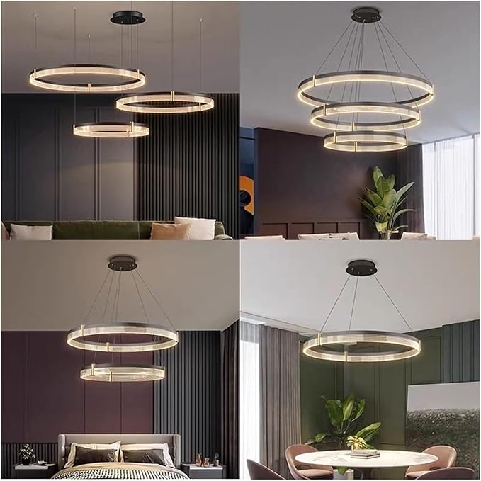 Syravon™ | Modern Round LED Chandelier