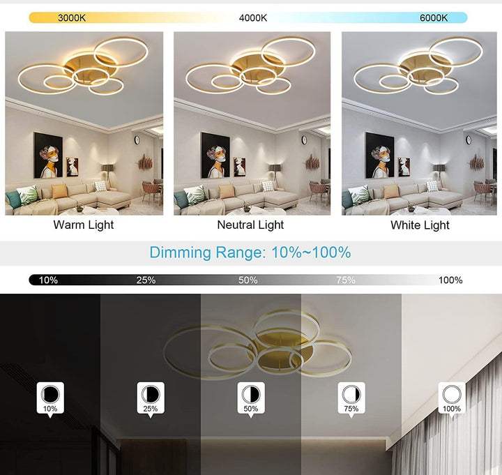 Dalia™ | Modern Ceiling Light