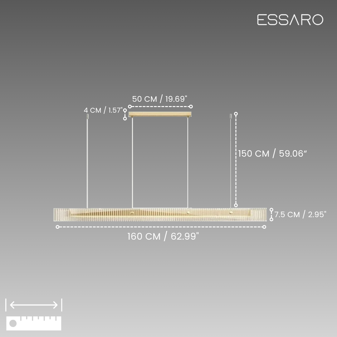 Sofia | Linear Pendant Light