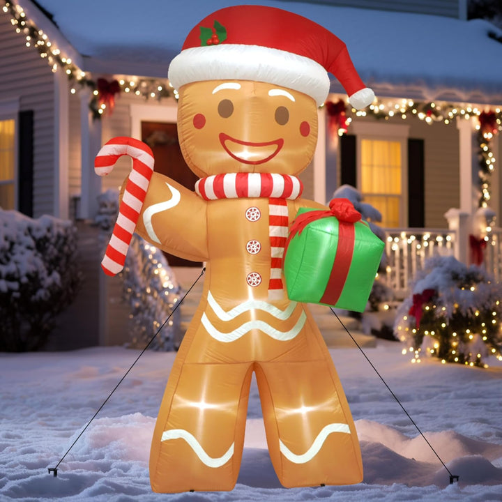 Christmas 10™ | Giant inflatable gingerbread man for the holidays