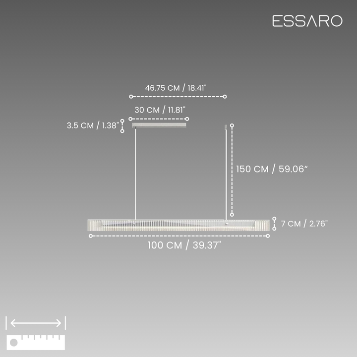 Sofia | Linear Pendant Light