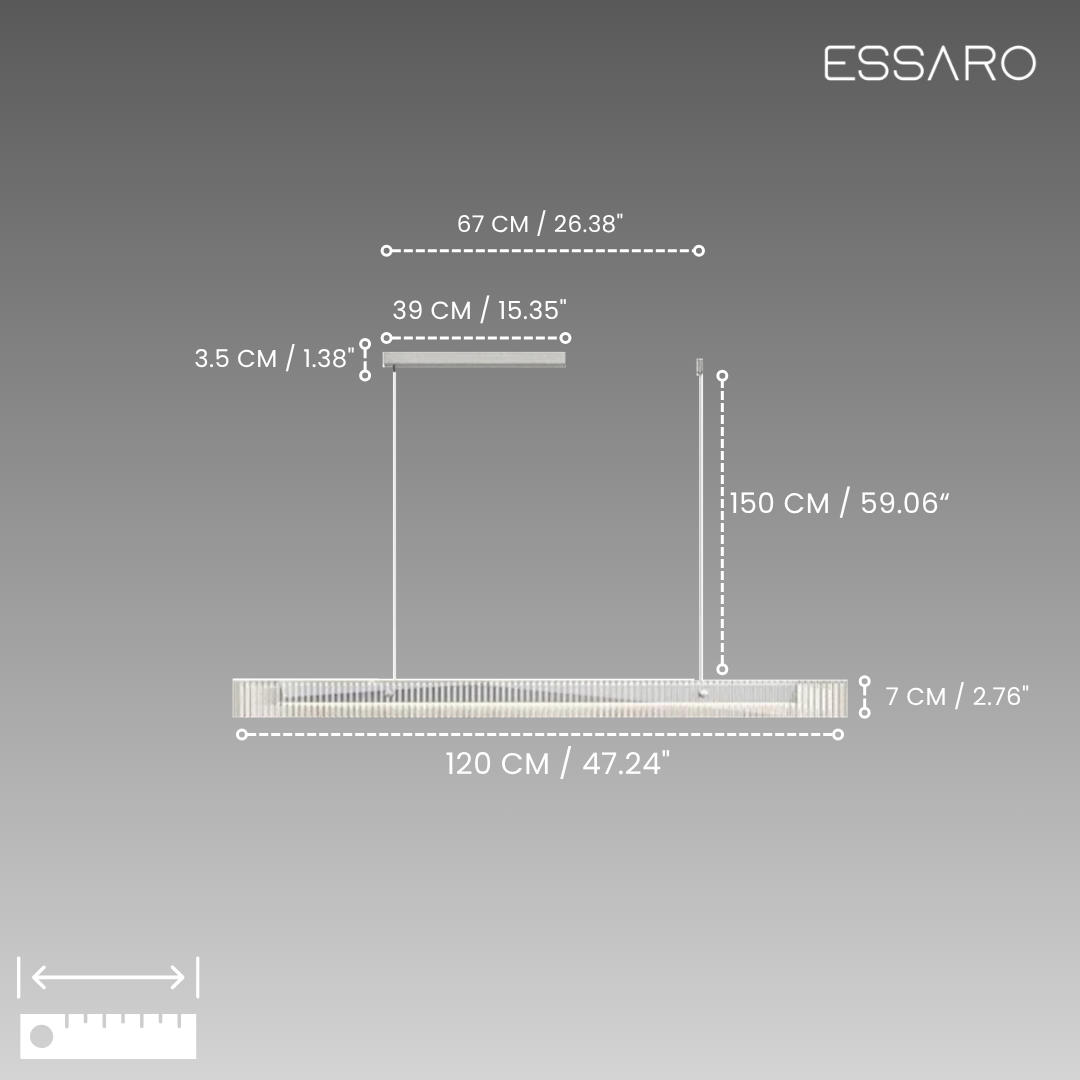 Sofia | Linear Pendant Light