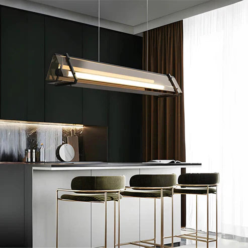 Velino™ | Industrial triangular glass lamp