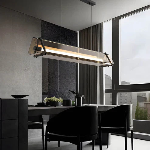 Velino™ | Industrial triangular glass lamp