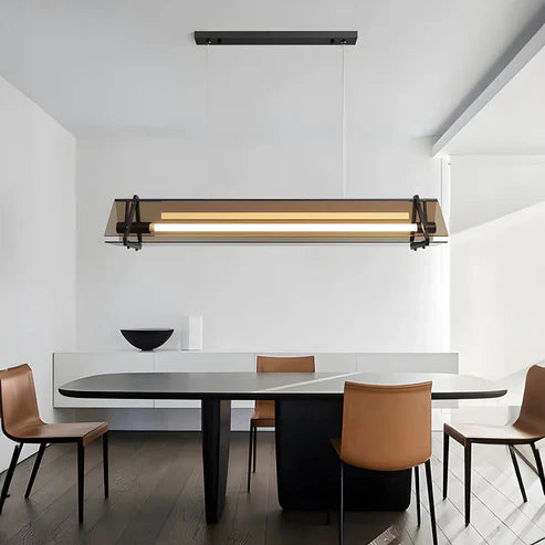 Velino™ | Industrial triangular glass lamp