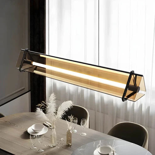 Velino™ | Industrial triangular glass lamp
