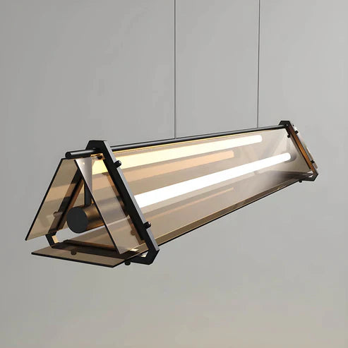 Velino™ | Industrial triangular glass lamp