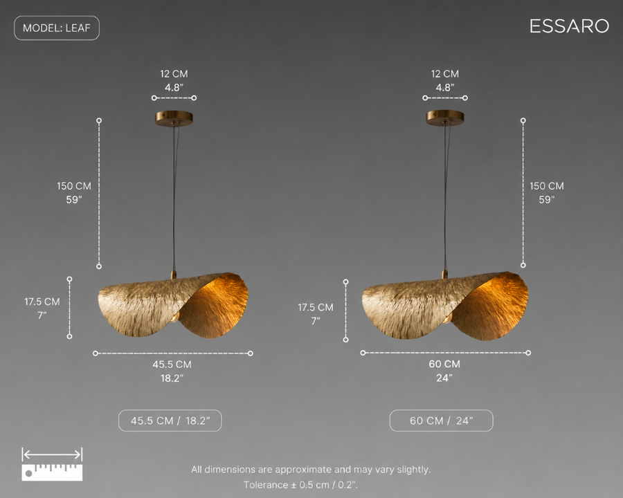 Althea | Lotus Leaf Pendant Light