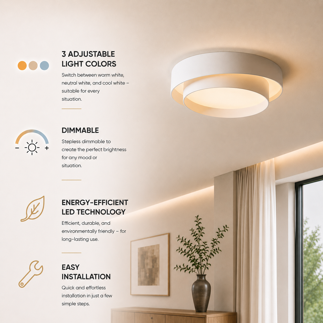 Aurelion | Ring LED Ceiling Light