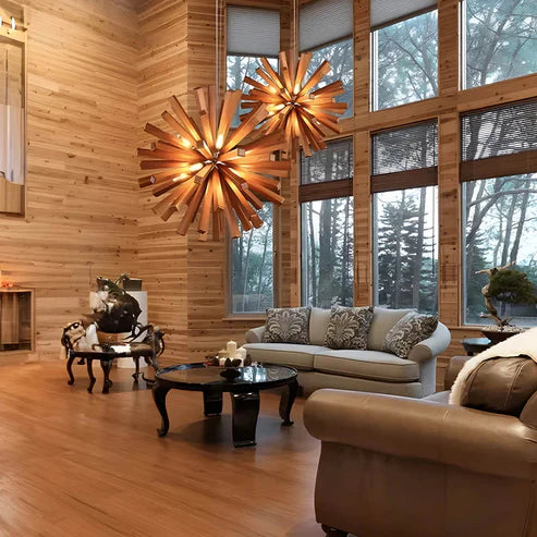 Wyra™ | Pendant lamp made of natural wood