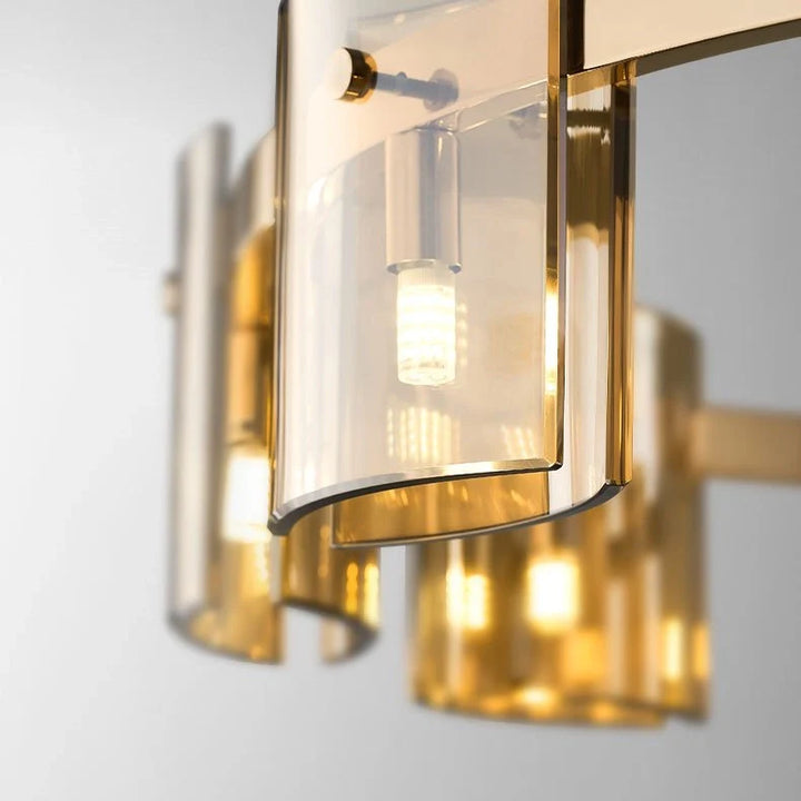 Tyro™ | Smoky Glass Modern Chandelier