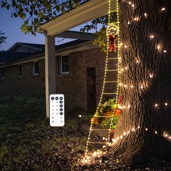 Niklas™ | Festive Santa Ladder Lights