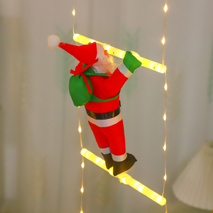 Niklas™ | Festive Santa Ladder Lights