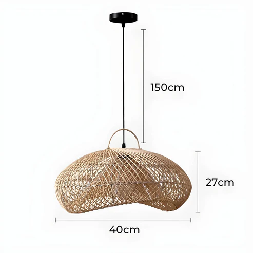 Duna™ | Vintage Rattan Pendant Light