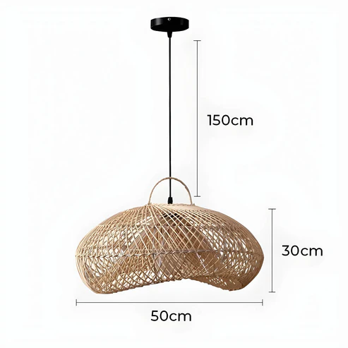 Duna™ | Vintage Rattan Pendant Light