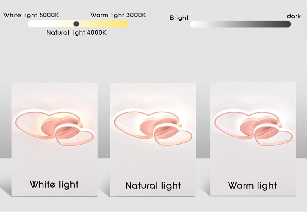 Selina™ Heart Light | LED Ceiling Lamp