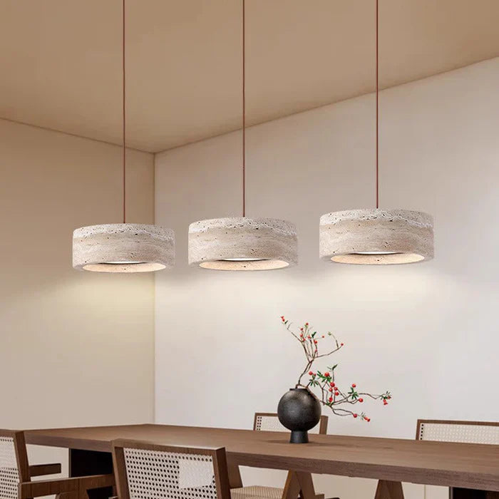 Feldor™ | LED pendant light made of stone