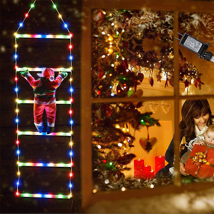 Niklas™ | Festive Santa Ladder Lights