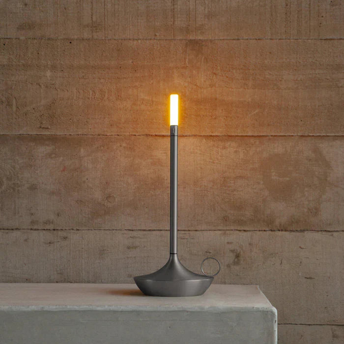 Gusto™ | Cordless Vintage Candle Lamp