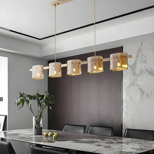 Tyro™ | Smoky Glass Modern Chandelier