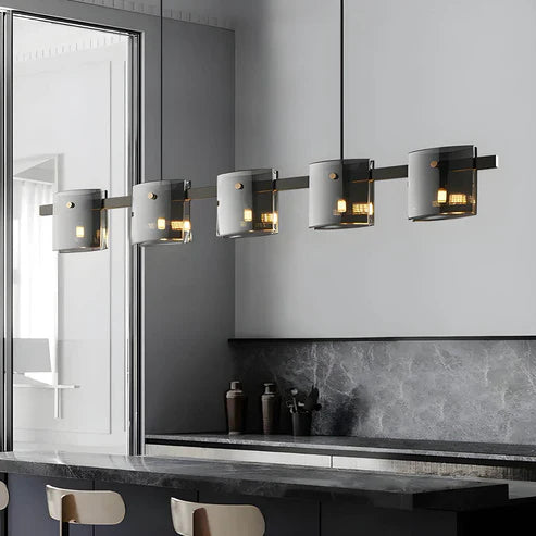 Tyro™ | Smoky Glass Modern Chandelier