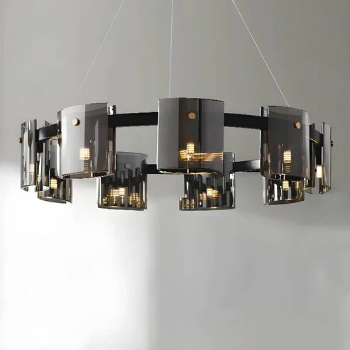 Tyro™ | Smoky Glass Modern Chandelier