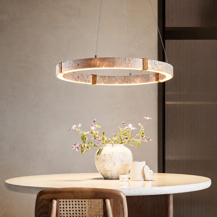 Rome | Travertine Pendant Light