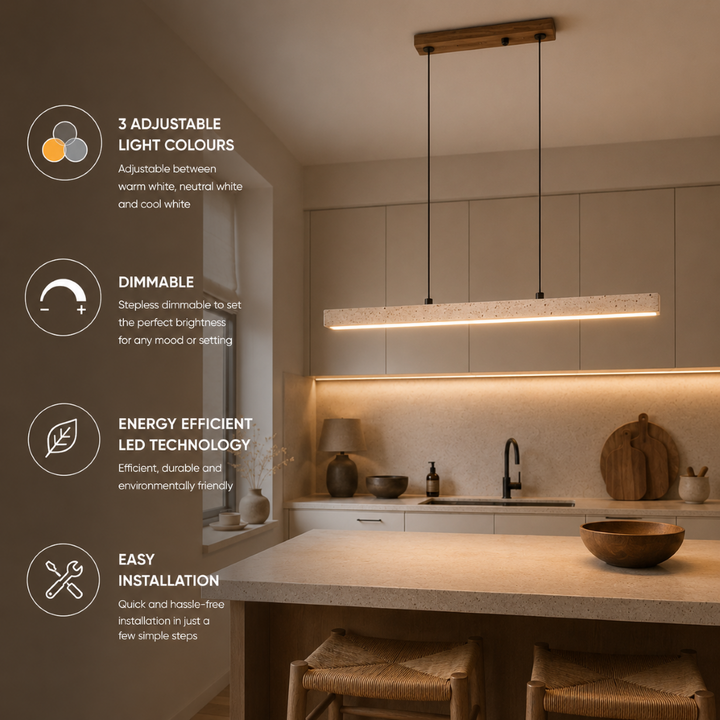 Rome | Travertine Pendant Light