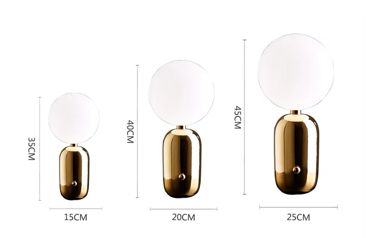 Eranis™ | Elegant Globe Bedside Lamp