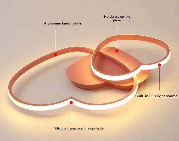 Selina™ Heart Light | LED Ceiling Lamp